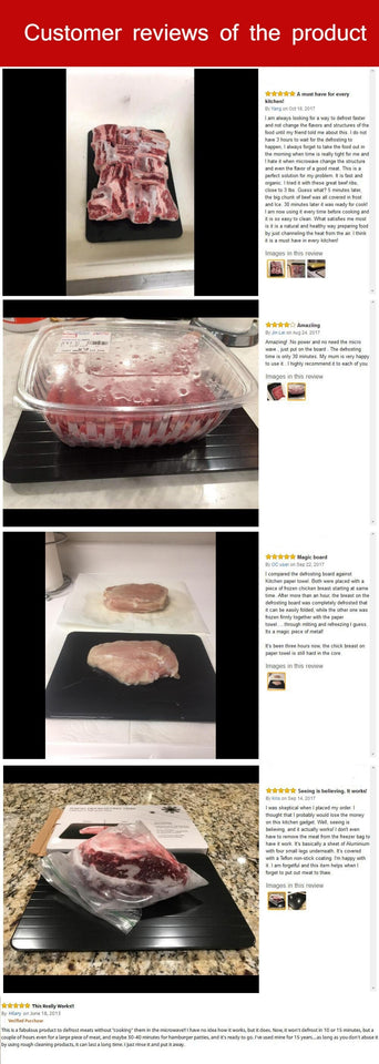 DEFROST PLATE