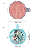 Toiletry Wash Cosmetic Bag Makeup Storage Case Organizer Mermaid-Color Drawstring shrink Women Fashion Travel Accessories Items