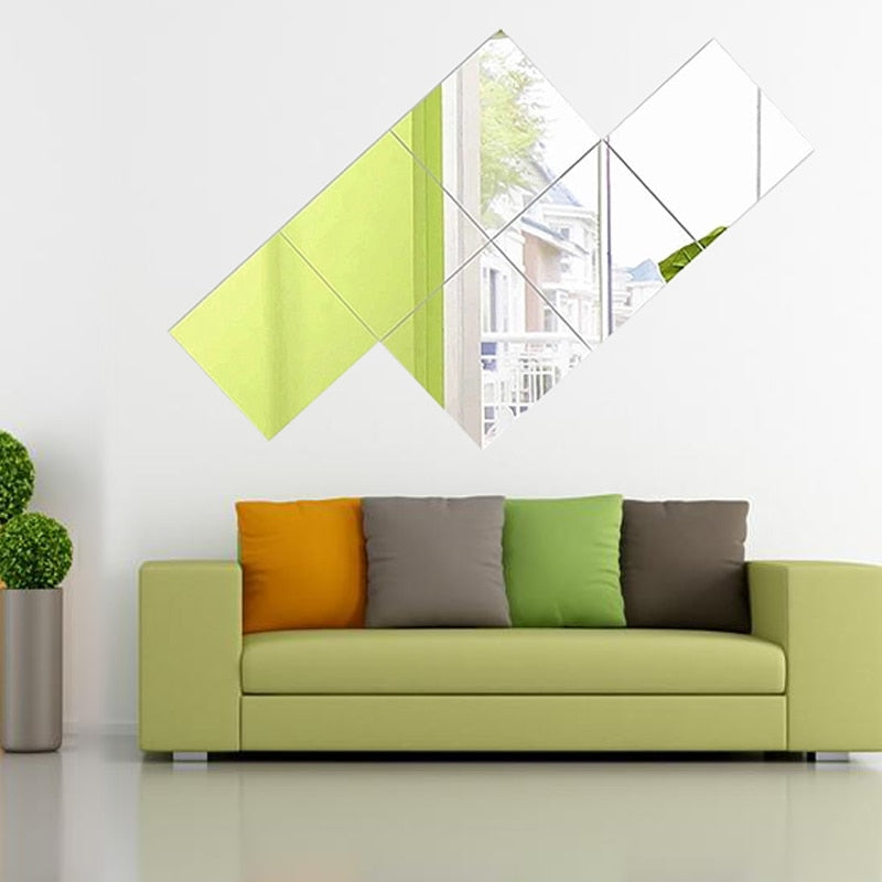 Mirror Wall Sticker Reflective Self-adhesive