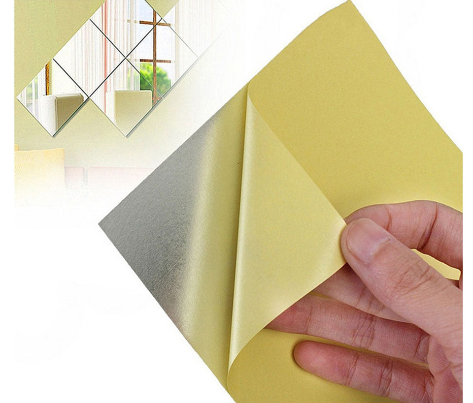 Mirror Wall Sticker Reflective Self-adhesive