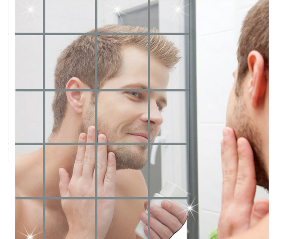 Mirror Wall Sticker Reflective Self-adhesive