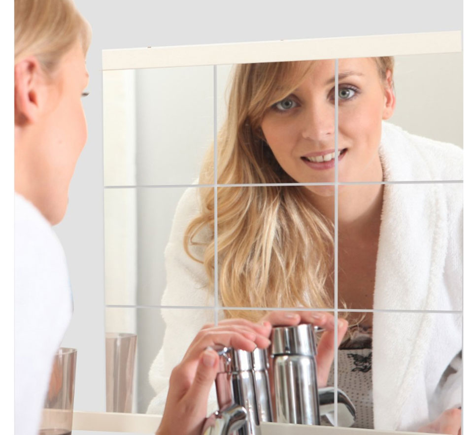 Mirror Wall Sticker Reflective Self-adhesive